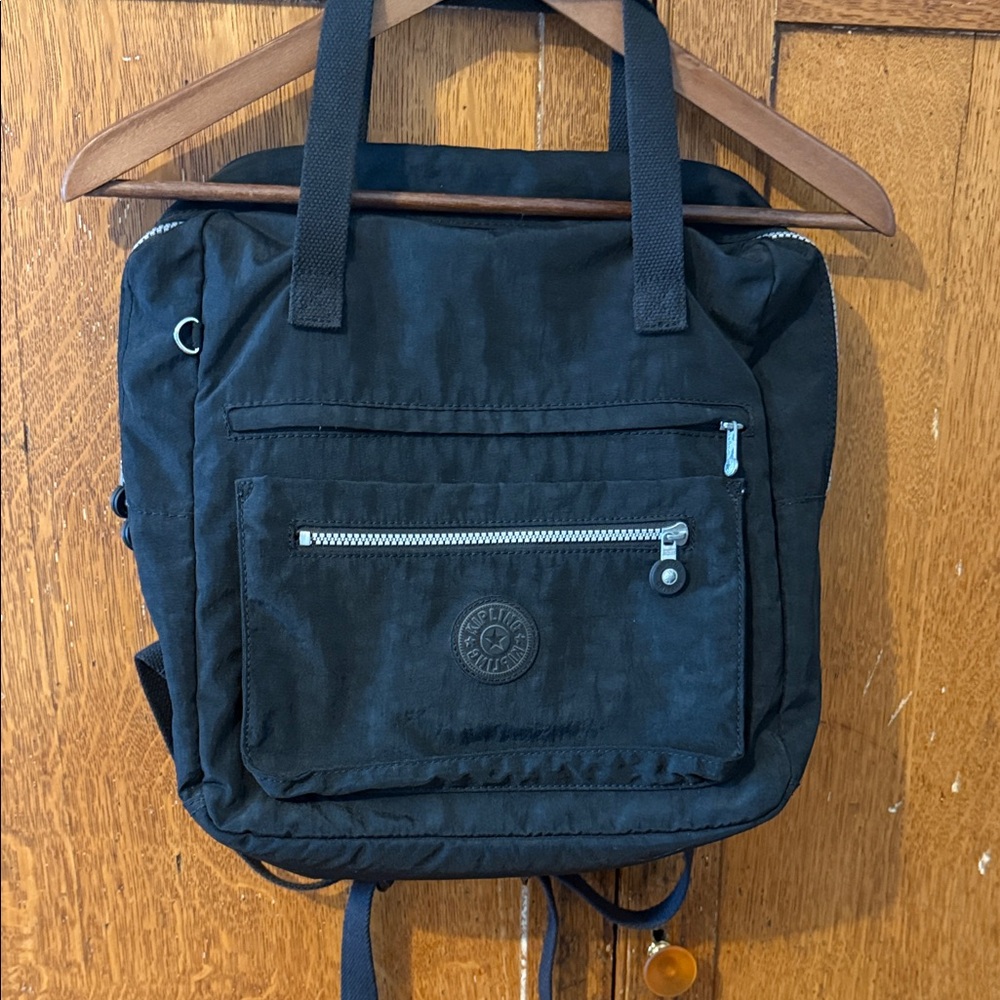 Black Kipling Nylon Tote & Backpack - Versatile Everyday Carry